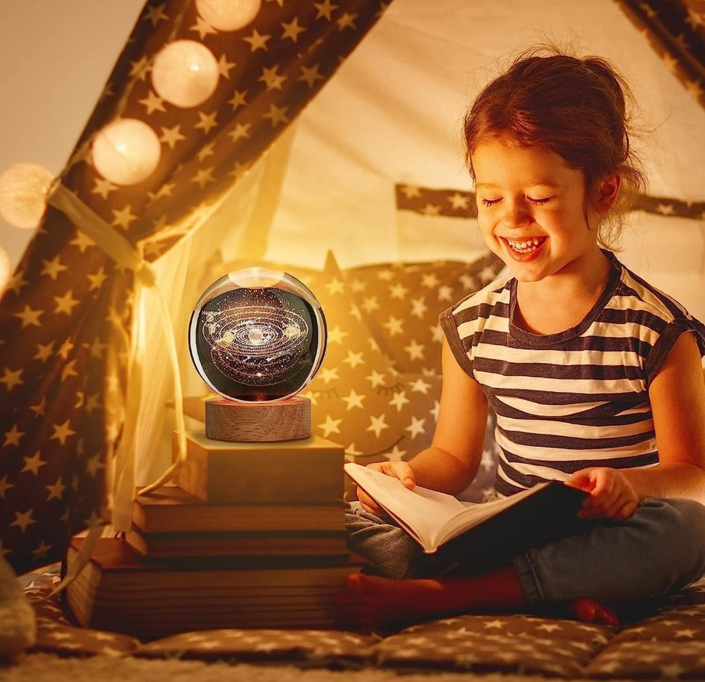 Solar system nebula crystal ball