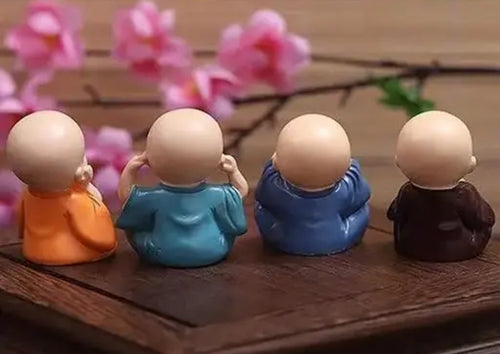 Monk 4 pieces set home decor