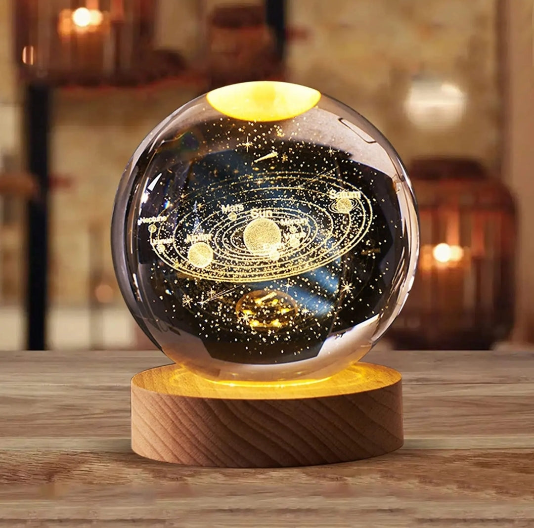 Solar system nebula crystal ball