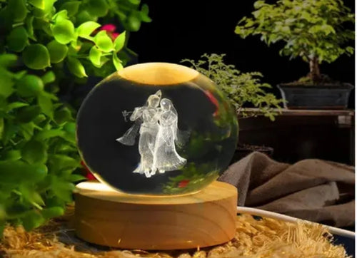 Lord krishna crystal ball